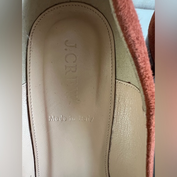 J Crew Made in Italy Suede Round Toe Heels - Picture 10 of 11